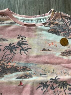 Scotch & Soda Amsterdam Blauw collection quarter sleeve sweatshirt (Sz XS)